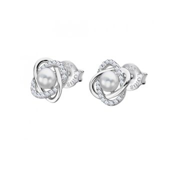 Pendientes Lotus Silver Perla Lp3094-4/1