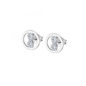 Pendientes Lotus Silver Con Infinito Lp1768-4/3