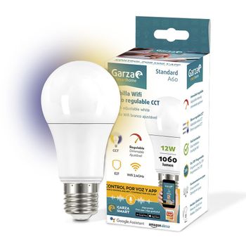 Garza Esférica Pack 2 Bombillas con Filamento LED 4W E27 Blanco Frío