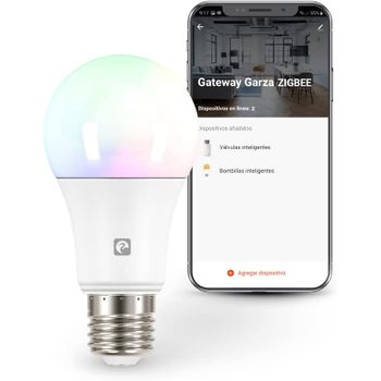 Bombilla Led Zigbee Estándar A60, 11w (equivale A 75w De Incandescencia), E27, Requiere Puente/bridge, Rgb + Cct, Intensidad Regulable, Programable, Control Por Voz Y App, Alexa/google