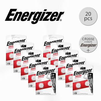 Energizer - Pack De 20 Pilas Cr2032 De Litio, 3 V