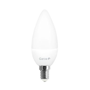 Garza ® - Bombilla Led Vela, Luz Cálida 3000k, Casquillo E14, 6w 470 Lúmenes