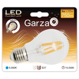 Garza Led Filamento Standard 8w E27 360o 750lm 30k