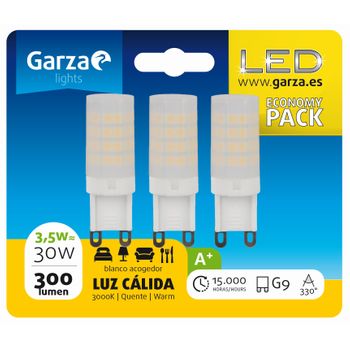 Bombilla Led Casquillo G9, 3,5w 300 Lumenes, Luz Cálida