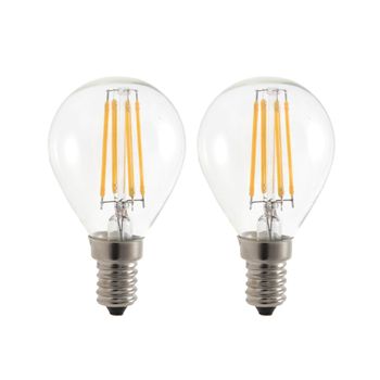 Bombilla Led filamento vela decorativa E14 6W 2700K