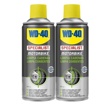 Wd-40 Specialist Motorbike - Pack 2 Uds Limpia Cadenas - Spray 400ml