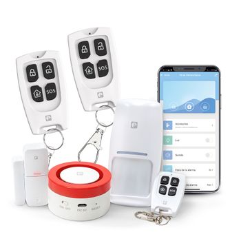 Garza Smart Kit Sistema de Alarma Inteligente Wifi para el Hogar