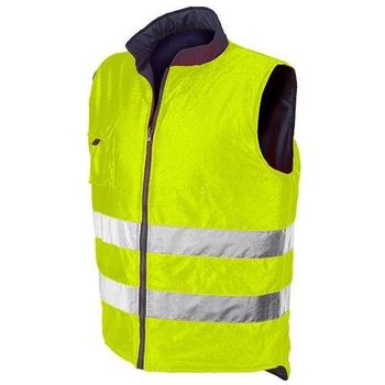 Chaleco Reverse Azul / Amarillo Fluor 4069 Talla S