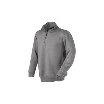 Sudadera Media Cremallera Verena Gris Marca Issaline