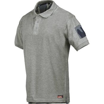 Polo Manga Corta Mimetizado Gris Talla S