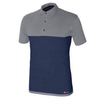 Polo Stretch Azul / Gris M / Corta 8774 T-xxl