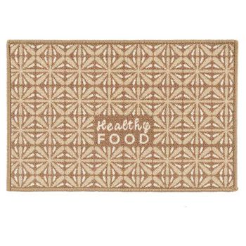 Alfombra Healthy Food Beige Poliamida Látex (40 X 1 X 60 Cm)