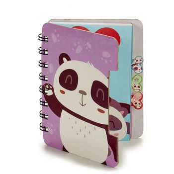 Libreta (12 X 1 X 9,2 Cm) Oso Panda