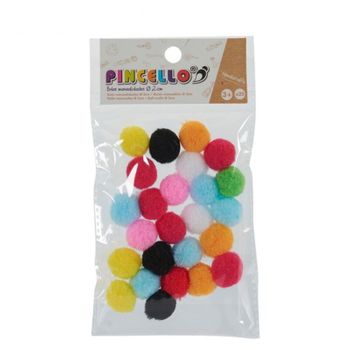 Material Para Manualidades Bolas Multicolor (25 Pcs)