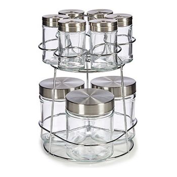 Juego De Tazas De Café Vivalto Metal Cristal (100 Ml) (3 Piezas) (7 X 7 X  27,7 Cm) con Ofertas en Carrefour