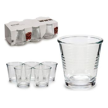 Set De Vasos Vivalto Transparente Cristal (90 Ml) (6 Piezas) (12 X 7 X 22 Cm)