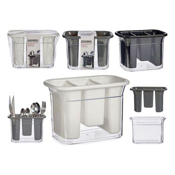 Organizador Para Cubiertos Extensible Marrón Bambú (29 X 5 X 38 Cm) con  Ofertas en Carrefour