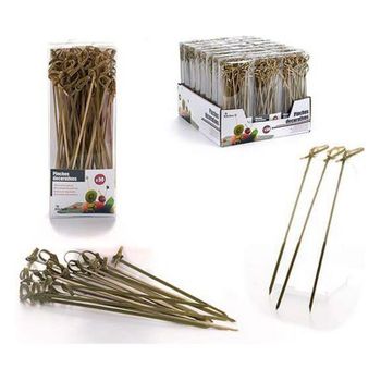 Set De Pinchos Para Barbacoa Bambú (50 Uds)