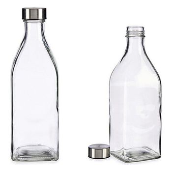 Botella De Cristal Vivalto Transparente (1000 Ml) (1 L) (8,5 X 25,5 X 8,5 Cm)