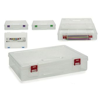 Caja Multiusos Transparente (20 X 6 X 29 Cm) Plástico