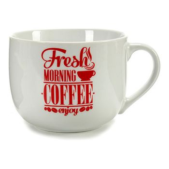 Taza Rojo Porcelana (500 Ml)