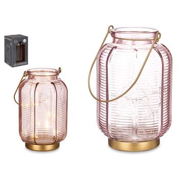 Farol Led Rayas Alto Rosa