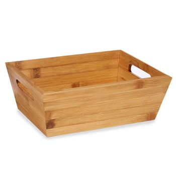 Caja Multiusos Natural Bambú (33 X 22 X 10 Cm)