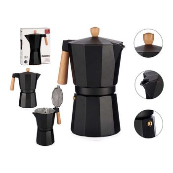 Cafetera 3 Tazas Black Coffee Quid Aluminio Inducción con Ofertas en  Carrefour
