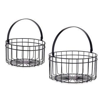 Cesta Redonda Metal (2 Pcs)