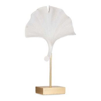 Figura Decorativa Flor Blanco Poliresina (8 X 37 X 24,5 Cm)