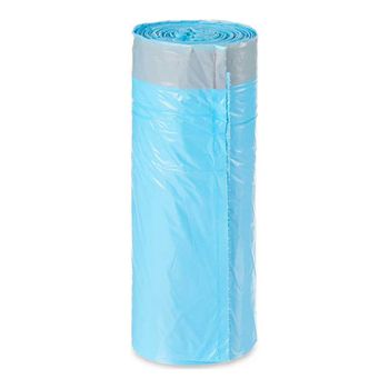 Bolsas De Basura Autocierre Ropa Limpia Azul (30 L) (20 Uds)