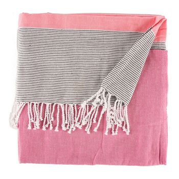 Foulard Multiusos Rayas Rosa (160 X 200 Cm)