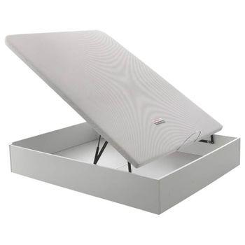 Canapé Abatible Relax Musa 3d Gran Capacidad Alturas 38/32 Cm - Blanco - 180x200 Cm - Altura 38 Cm