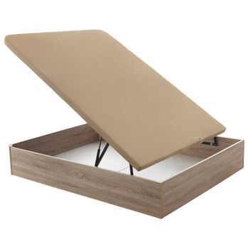 Canapé Abatible Relax Musa 3d Gran Capacidad Alturas 38/32 Cm - Natural - 150x200 Cm - Altura 38 Cm