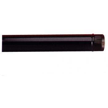 Tubo Estufa Vitrificado Negro 150x0,6 Mm Exojo Tv150