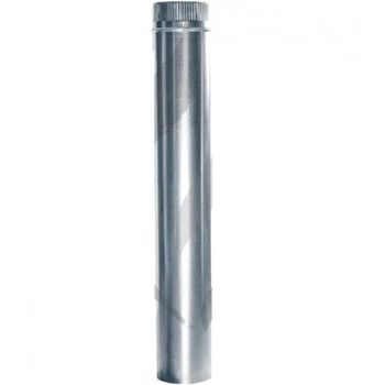 Tubo Estufa Galvanizado de 120 mm. con Llave