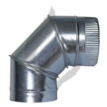 Codo Galvanizado Sector Ø 300 Mm A 90º (0,8) - Exojo - Cgs30090