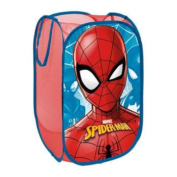 Cesta Pongotodo Guardajuguetes 36x36x58 De Spiderman (6/120)