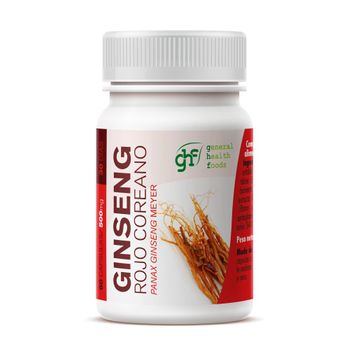 Ginseng Rojo Coreano 60 Cápsulas Vegetales 500 Mg Ghf