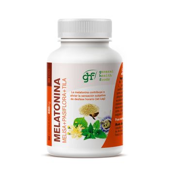 Melatonina Melisa+pasiflora+tila 60 Cápsulas De 650 Mg Ghf