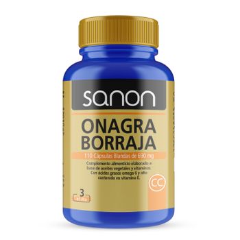 Aceite De Onagra-borraja 110 Perlas Sanon