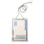 5* Funda Identificacion 93x132 Mm.con Cordon Extragrande (90cm) Fabricado En Pvc. 107...