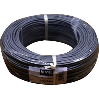 Cable Eléctrico De Hilo Flexible Negro Lh Cemi 1,5mm 100m