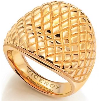 Joyeria Viceroy Modelo Fashion 6391a11412 - Anillo 17.2mm - Ba�do En Oro De Acero Inoxidable