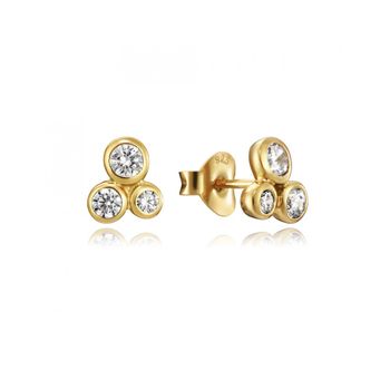 Pendientes Viceroy Plata 3 Circonitas Mujer 4085e100-36