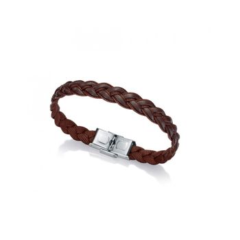 Pulsera Viceroy Acero Y Piel Hombre 75182p01011