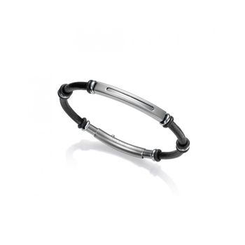 Pulsera Viceroy Piel Y Acero Hombre 75192p01010