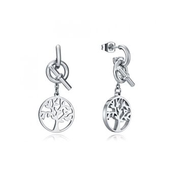 Pendientes Viceroy Acero Chic Para Mujer 15122e01012