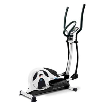 Bicicleta Elíptica  Bh Fitness Zk200 G2340 Sistema Inercial Zancada 12 Kg Reposapiés Xxl De 33 Cm Consola Lcd