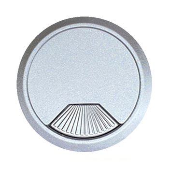 Bematik - Lote De 4 Pasacables Redondo Para Encastrar En Mesa De Color Gris  Y Diámetro 80 Mm Ke09600 con Ofertas en Carrefour